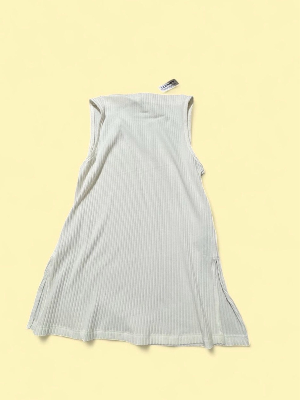 Sleeveless Ribbed Tank Top - Light Mint